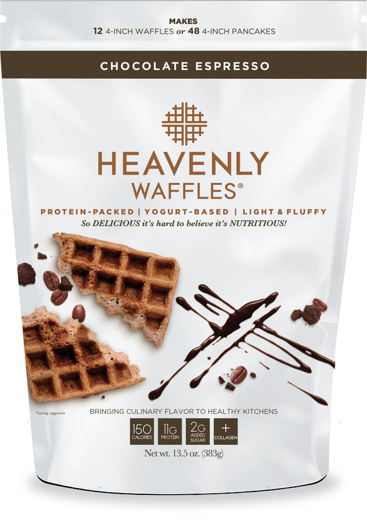 13.5 oz Chocolate Espresso Heavenly Waffles® Mix