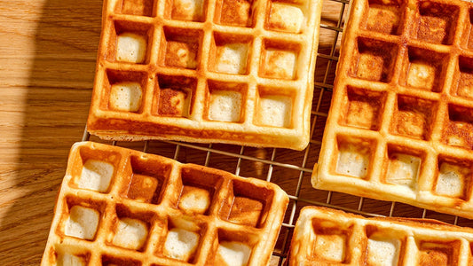 Heavenly Waffles in-store demo schedule at Gelson’s featuring fresh waffles and founder meet-and-greet events across Southern California in February.
