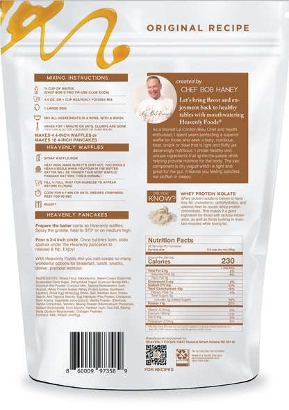 FAMILY SIZE 4 lb Original Recipe Heavenly Foods Mix (Case of 4)