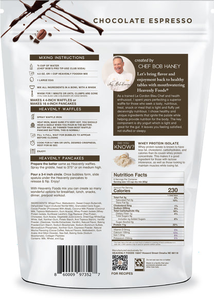 13.5 oz Chocolate Espresso Heavenly Foods® Mix