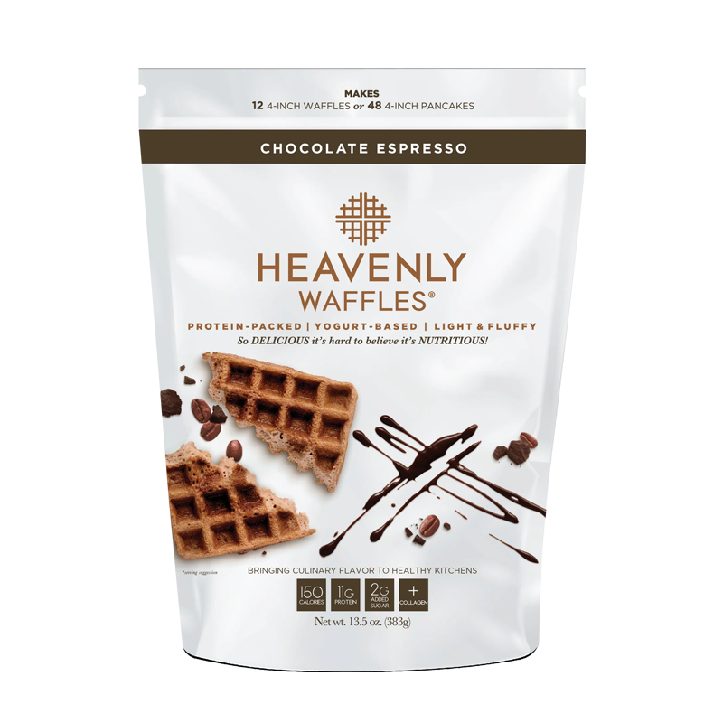 13.5 oz Chocolate Espresso Heavenly Waffles® Mix