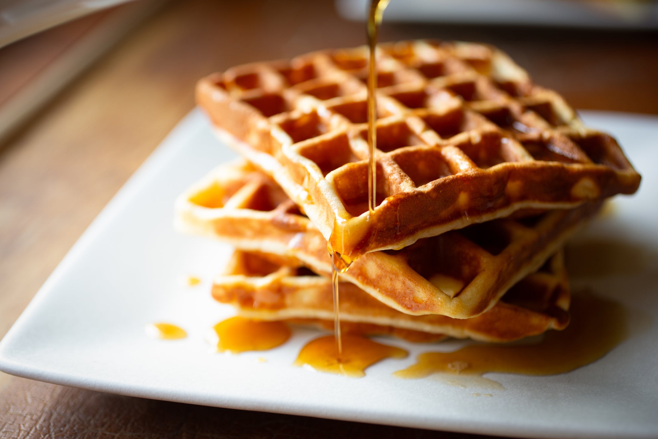 Heavenly Waffles stack